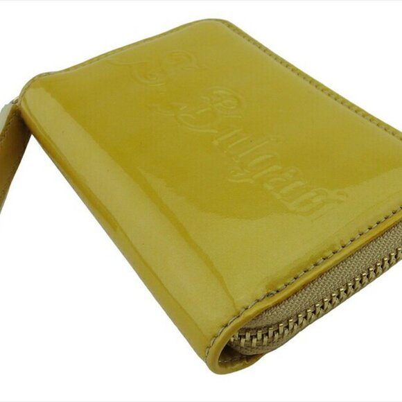 BVLGARI Coin Case Enamel Leather Authentic USED - Picture 5 of 9